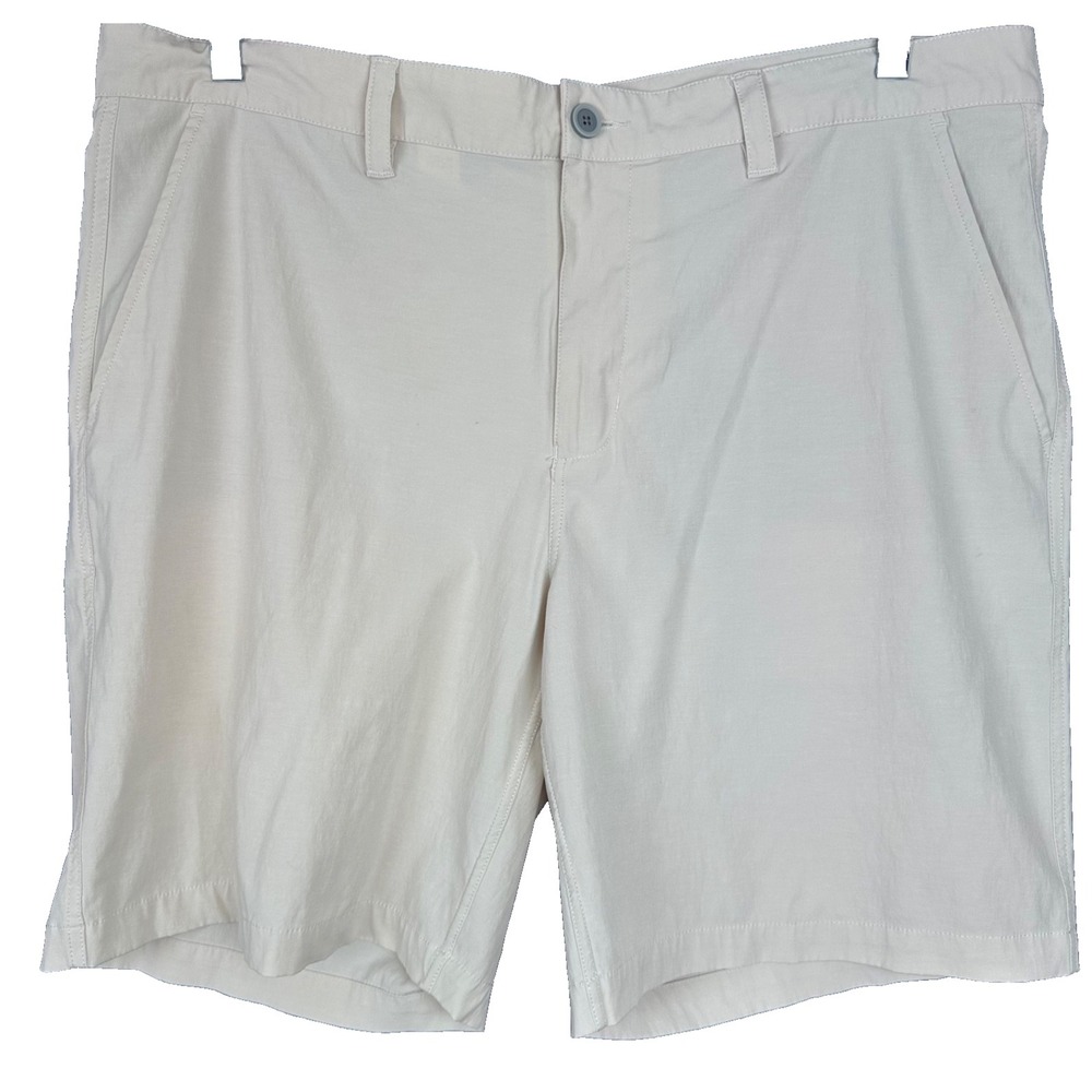 Southern Tide brrr-die 8" Fishing Shorts Golf  Khaki Wicking Stretch W40